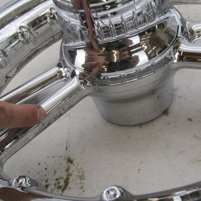 Alcoa Harley Detonator 3-Spoke Chrome Rear Wheel 16"x3" 1" Axle Softai