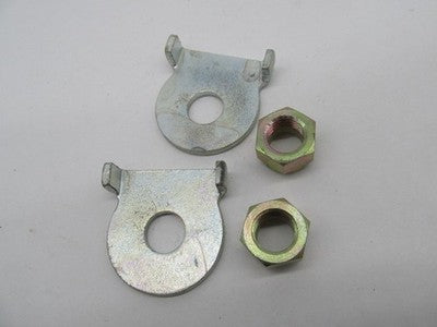 Pair of Harley Genuine NOS Front Axle Fork Retainer Washer Plates 4155