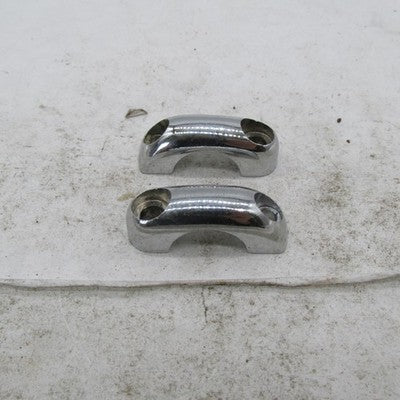 Lot of 2 Harley-Davidson OEM Front Turn Signal Clamps Chrome 68486-82
