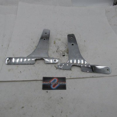 Pair Harley OEM Rigid Mount Sissy Bar Sideplates 00-16 Softboy Fatboy