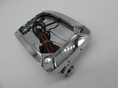 Kuryakyn NOS Nova Horizon Curved Side License Plate Chrome 3192