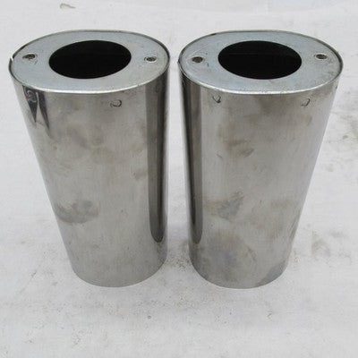 Pair Harley Davidson OEM Stock Chrome Fork Slider Covers FLHT 1986-201