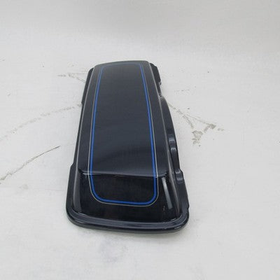 Harley OEM 93-13 Touring Right Saddlebag Lid Dark Blue Pinstripe 90756