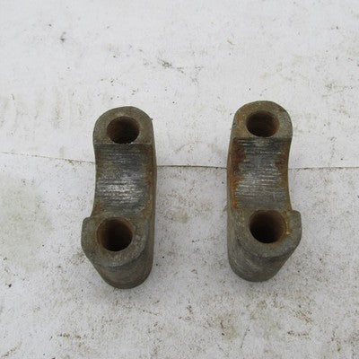 Pair of Triumph BSA OEM Brake Fork Leg Axle Caps 97-4456 97-4457