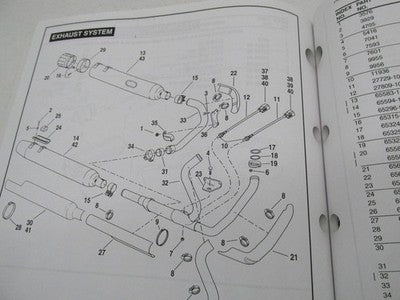 Harley Davidson Official Factory 2011 FLHXSE2 Models Parts Catalog 994