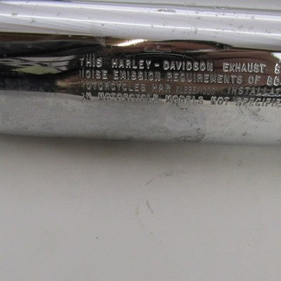 Harley-Davidson OEM Stock Sportster XL Exhaust System 65605-87A 65613-