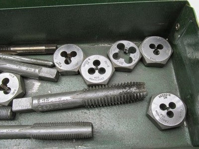 Mixed Lot of Taps & Dies Craftsman Tools