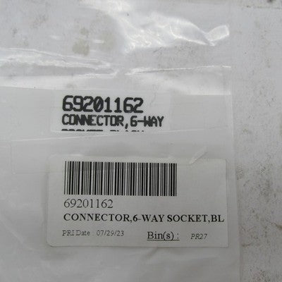 Harley-Davidson OEM 6-Way Connector Socket Black 69201162