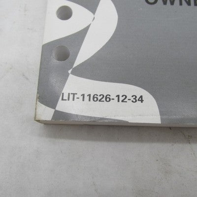Yamaha YZ250 Owners Service Manual Operator Guide LIT-11626-12-34 5CU