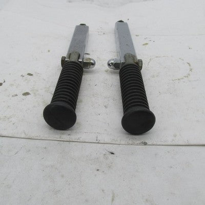 Pair of Harley OEM Rubber Highway Peg Kit w/ Extensions Sportster XL 4