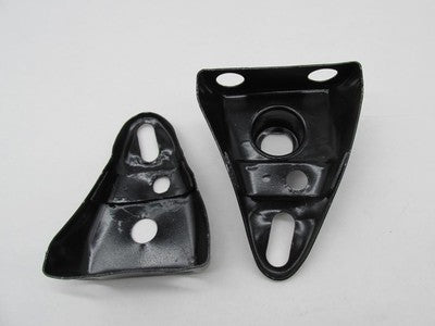 Pair of Triumph T-140 T-150 T140 T150 Black Headlight Ears Brackets