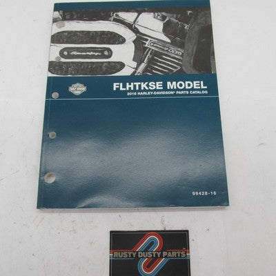 Harley Davidson Official Factory 2016 FLHTKSE Model Parts Catalog 9942