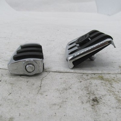 Harley Davidson OEM Chrome Rubber Brake + Shifter Pads Set 42476-95 34