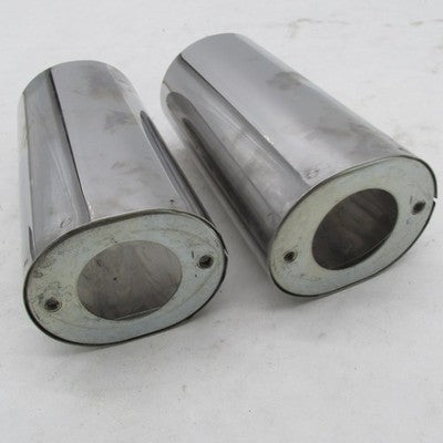Pair Harley Davidson OEM Stock Chrome Fork Slider Covers FLHT 1986-201