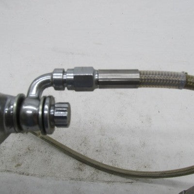 Harley OEM 9/16" Chrome Front Brake Master Cylinder w/ Braided Steel L