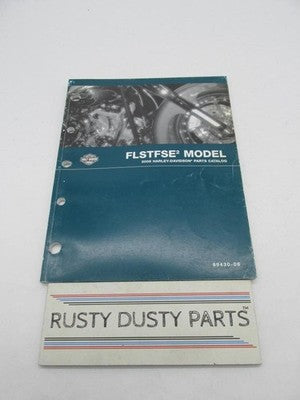 Harley-Davidson Official Factory 2006 FLSTFSE2 Parts Catalog Book 99430-06