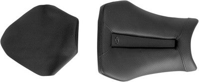 Saddlemen Gel-Channel Track - CF One-Piece Solo Seat with Rear Cover 0