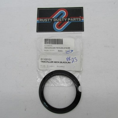 Harley-Davidson OEM NOS Right Hand Fuel Filler Neck Trim Ring Black 61
