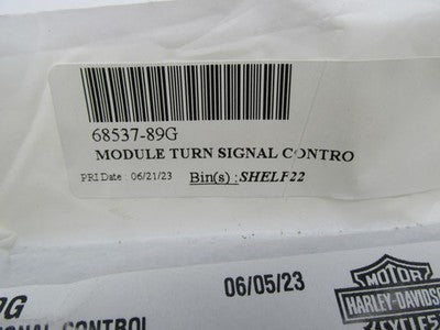 Harley-Davidson Genuine OEM NOS Turn Signal Control Module 68537-89G