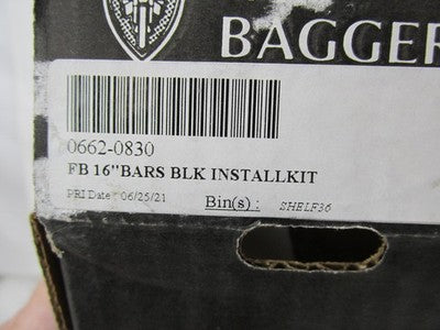 Fat Baggers NOS NIB Control Installation Kit +6" Black 0662-0830 10991