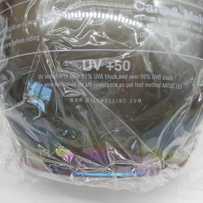 Biltwell NWT Anti-Fog Bubble Shield, Rainbow Mirror 2001-223 | 0131-01
