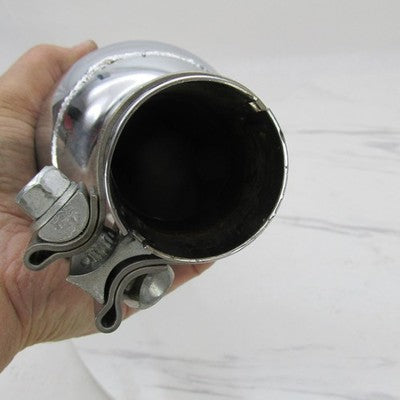 Harley OEM Chrome Right Side Single Slip On Exhaust Muffler Touring 65