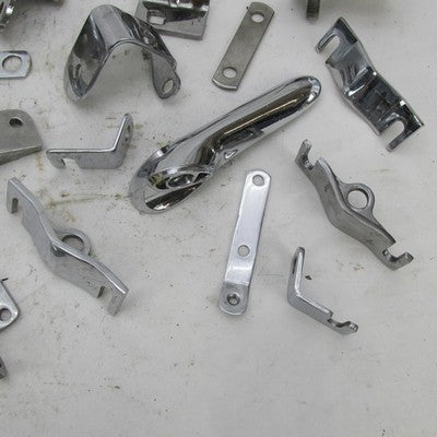 Huge Mixed Lot Harley Davidson & Aftermarket Chrome Hardware Bracket M