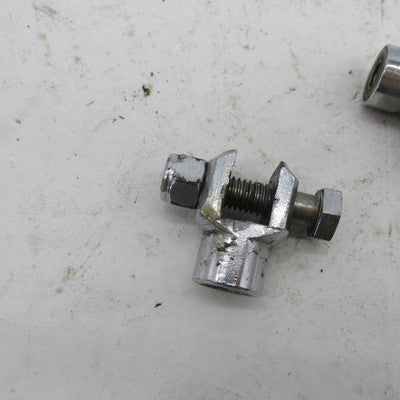 Pair of Harley OEM Footrest Support Footpeg Clevis Bracket & Hardware
