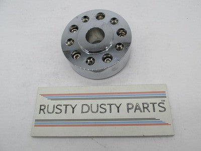 Harley Davidson Genuine Chrome Wheel Hub 4-3/8" OD 1-1/8" Bore 3902 Us