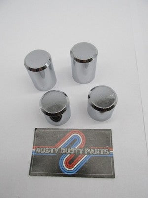 Pro Pad NOS 4 Docking Station Caps, Smooth Chrome 3550-0298 | CDSC-SMT