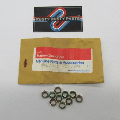 Lot of 10 Harley Davidson OEM Throttle Lever Nuts 76-89 FL FX 76-87 X