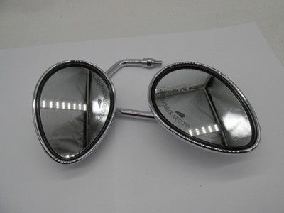 Indian Genuine OEM Pair of Chrome Mirrors 2635789-156 2635787-156