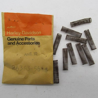 Lot of 9 Harley Davidson Genuine NOS Oil Pump Check Valve Spring 26363