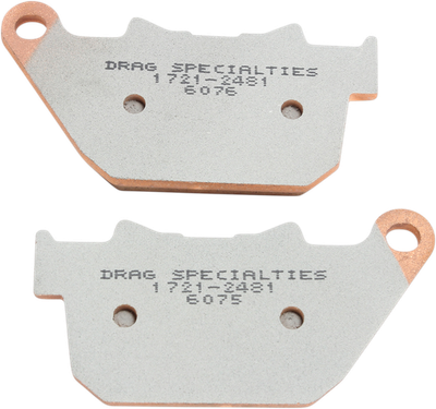 Drag Specialties Premium Sintered Metal Brake Pads Rear 1721-2481