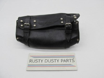 Harley Davidson Fork Bag with Harley Wings Logo Synthetic Leather 10"X