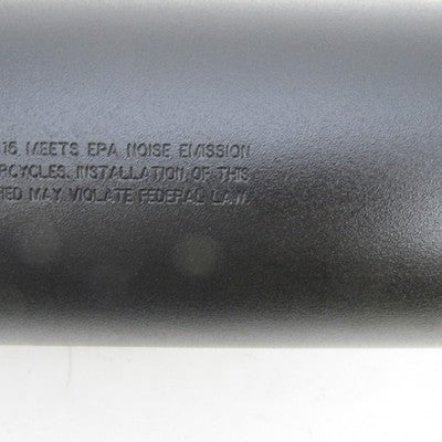 Pair of Harley OEM 17-24 M8 Exhaust Mufflers, Satin Black 64901314 649