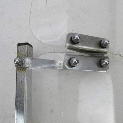 Pair of Baker Built Air Wings VTG Harley 13x6" Clear Wind Deflectors w