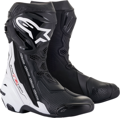 Alpinestars Supertech R Boots Black/White US 11.5 / EU 46 2220021-12-4