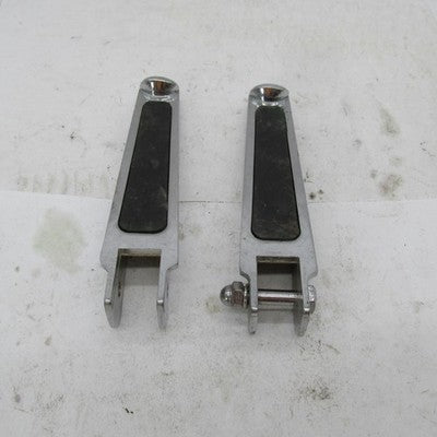 Pair of Harley Davidson Genuine Chopper Custom Footpegs w/ Rubber in L