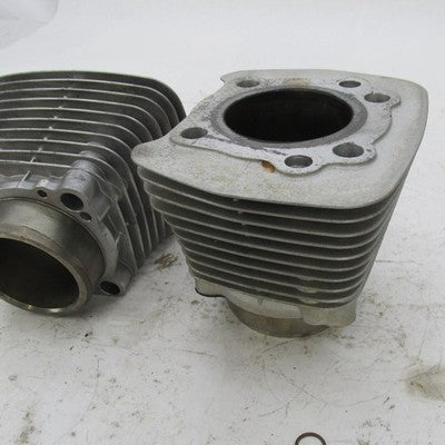 Pair of Harley Davidson OEM Stock XL 883 2.96" Bore Cylinder Jugs & Pi