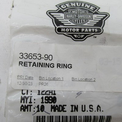 Lot of 7 Harley OEM NOS 91-03 Sportster Detent Arm Retaining Rings 336