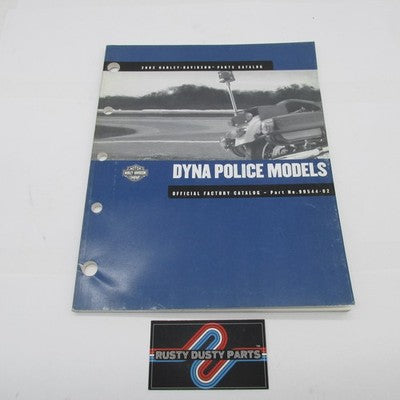 Harley-Davidson OEM 2002 Dyna Police Models Parts Catalog 99544-02