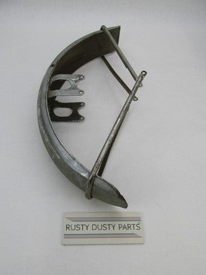 Vintage 4" Wide Front Fender with Supports