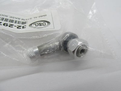 K&L Supply 32-2978 Valve Stem Base, 8mm - 90D Bend - Silver Aluminum
