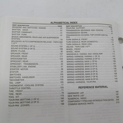 Harley Davidson Official Factory 2016 FLHTKSE Model Parts Catalog 9942