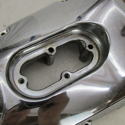 Harley Davidson OEM Chrome Outer Primary Cover FX Shovelhead Road Rash