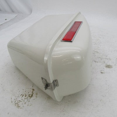 Harley OEM 1980 FL/FLH 80ci Shovelhead White Fiberglass Right Saddleba