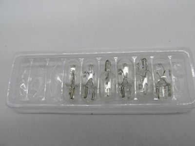 Lot of 6 Harley-Davidson OEM NOS 3.4W Wedge Type Mini Bulbs, Clear 750