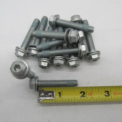 Lot of 13 Harley OEM NOS 5/16"-18 x 1-3/4" Hex Flange Screw w/ Lock Pa