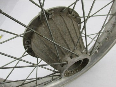 Vintage Maico Enduro Akront Wheel Rim with Concical Hub and Spokes
